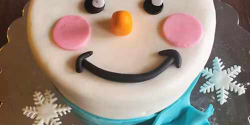 Parent & Me Snowman Cake with Fondant Decorating Class