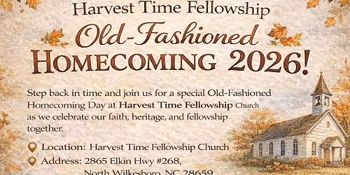 \ud83c\udf42\ud83e\udd0e OLD-FASHIONED HOMECOMING \u2013 A TIME TO GATHER & CELEBRATE \ud83e\udd0e\ud83c\udf42