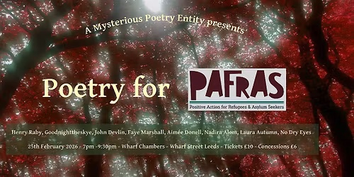 Poetry for PAFRAS