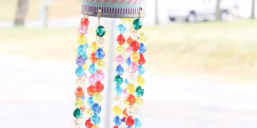 upcycled junk windchimes and suncatchers