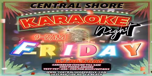 Friday Karaoke Night @ Central Shore