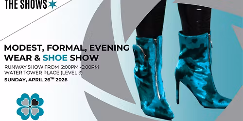FashionBar The SHOWS: April 2026 Evening Wear\/Exclusive Shoe Show & Auction