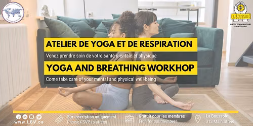 Atelier de yoga et de respiration entre femmes