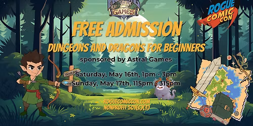 Dungeons and Dragons for Beginners at Rogue Comic Con