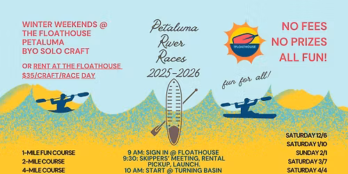 Petaluma River Races at The Floathouse