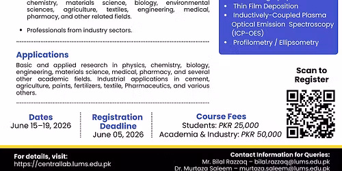 Hands-on workshop on Material Characterization