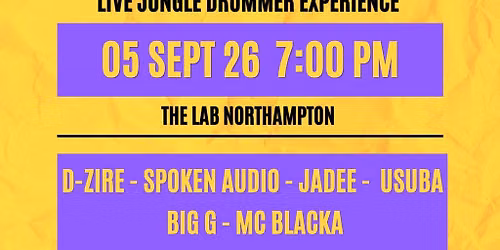 Amen Sage Live Jungle Drummer + MC Blacka