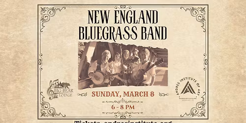 New England Bluegrass Band Concert to Raise Funds for Andres Institute of Art