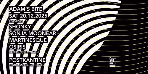 Adam's Bite: Shonky \u00b7 Sonja Moonear \u00b7 Martinesque \u00b7 Osiris