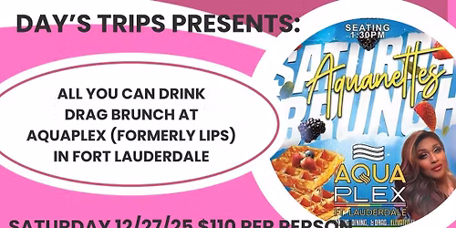 Aquaplex (formerly Lips) Drag Brunch & shopping at Joseph\u2019s Classic Market