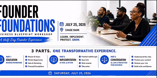 Startup Inglewood Founder Foundations: Business Blueprint Workshop
