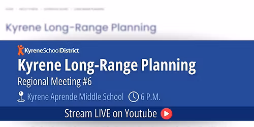Kyrene Long-Range Planning Regional Meeting #6