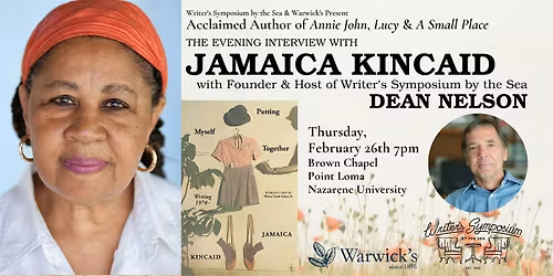 Jamaica Kincaid Writers Symposium by the Sea w\/Dean Nelson