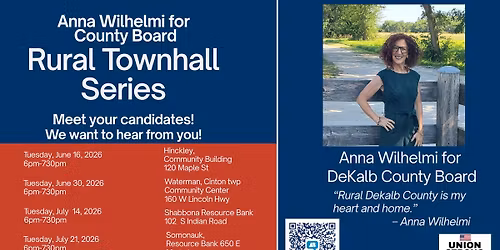 RURAL TOWN HALL SERIES -- SECOND STOP WATERMAN!