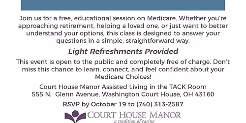 Senior Series Medicare 101 