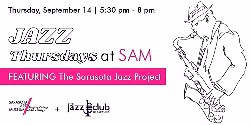 Jazz Thursday featuring The Suncoast Jazz Ambassadors Big Band