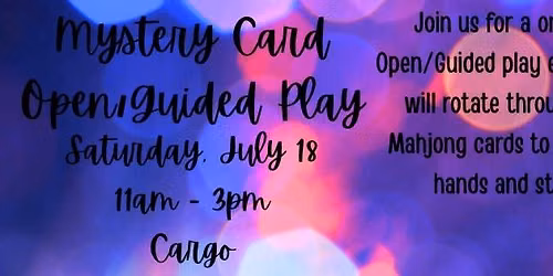 Mystery Card and Open\/Guided Play