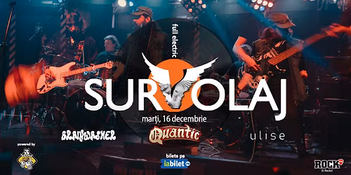 Survolaj - Concert \u0219i lansare de Vinil: Str\u0103zi B\u00e2ntuite de Noapte \/ Guests: Brainwasher & Ulise