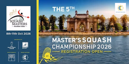 The 5th Mumbai Master's Squash Championship 2026