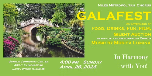 GalaFest for Niles Metropolitan Chorus