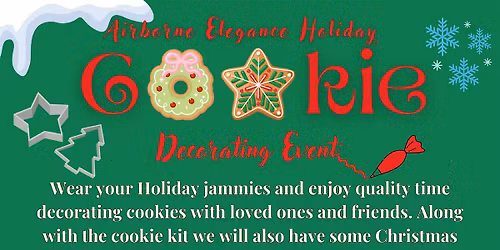 Airborne Elegance Holiday Cookie Decorating Event
