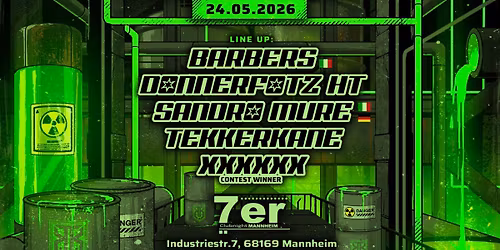 HARTER MODUS pres. TEKKERKANE B-DAY BASH @ 7er CLUB MANNHEIM