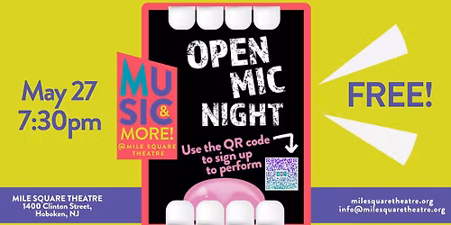 MST May Open Mic Night