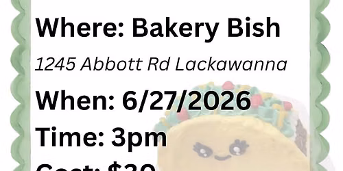 Kids Cake Decorating Class 