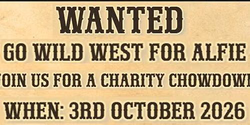 Go Wild West for Alfie