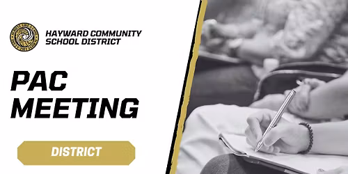 District PAC Meetings