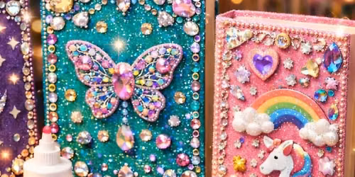 July Book Bedazzling