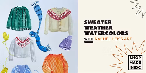 Sweater Weather Watercolors w\/ Rachel Heiss