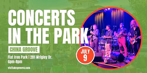 VISIT Lake Geneva Concerts in the Park: China Groove