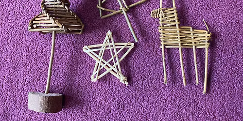 Willow Christmas Decorations evening workshop at the Plane Tree