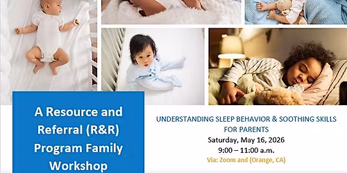 Hybrid Workshop-UNDERSTANDING SLEEP BEHAVIOR & SOOTHING SKILLS FOR PARENTS