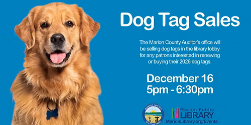 Dog Tag Sales with Marion County Auditor