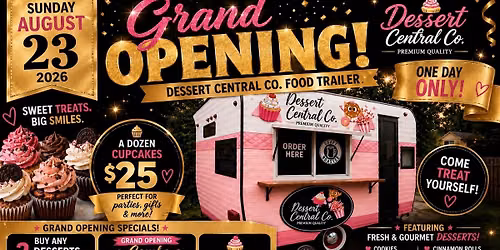 Dessert Central Co Grand Opening