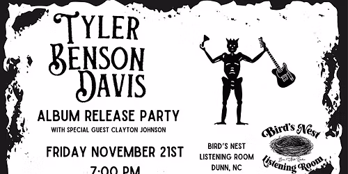 Tyler Benson Davis w\/ Clayton Johnson at Bird's Nest Listening Room