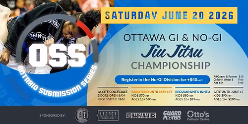 OSS: Ottawa Gi and No Gi Championships!