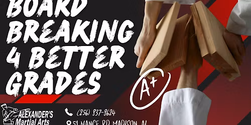 FREE Board Breaking 4 Better Grades SEMINAR