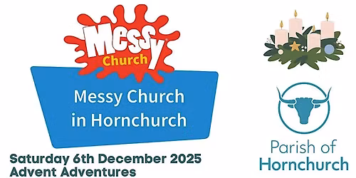 Messy Church in Hornchurch: Advent Adventure. Sat 6th December 3:30-5pm