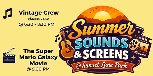 Summer Sounds & Screens - 8\/13