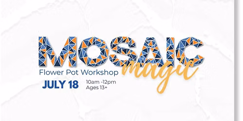 Mosaic Flower Pots Workshop \ud83e\udeb4 Joyful Art Center