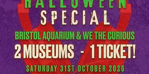 Halloween Silent Disco at Bristol Aquarium & We The Curious!