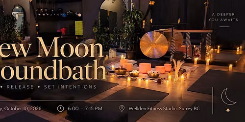 New Moon Soundbath with Optional Cacao Heart