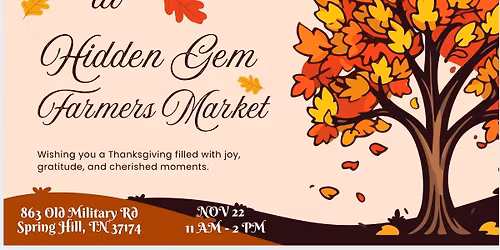 A Farm Full of Thanks!