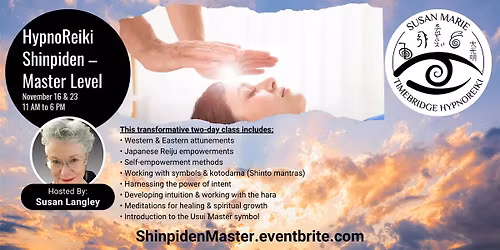 HypnoReiki Shinpiden \u2013 Master Level  - 2-Day Workshop