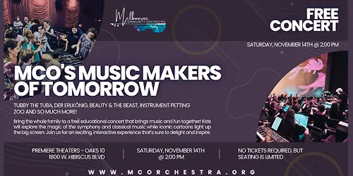 Music Makers of Tomorrow Concert