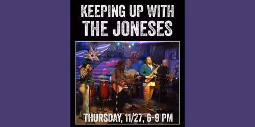 Keeping Up with the Joneses live at the Canteen Brewhouse