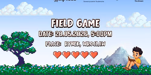 Field game (quest) in English